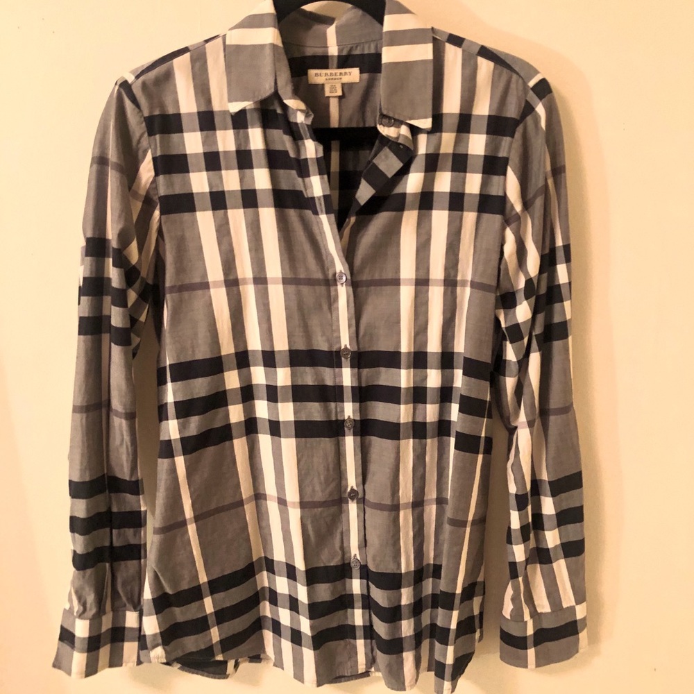 Ladies Burberry Button up Shirt